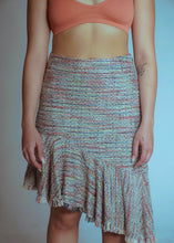 Load image into Gallery viewer, Tweed Fringe Skirt