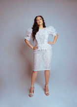 Load image into Gallery viewer, 80's Pink Lace Dress