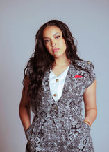 Load image into Gallery viewer, Three Piece Suit Romper